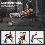 Multi-Functional Adjustable Weight Bench for Home Workouts