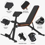 Multi-Functional Adjustable Weight Bench for Home Workouts