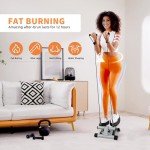 Mini Stepper with Resistance Bands - Full Body Workout