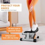 Mini Stepper with Resistance Bands - Full Body Workout