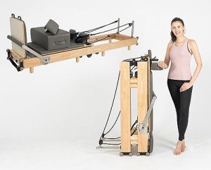 Nexace Wood Folding Pilates Reformer for Home Use