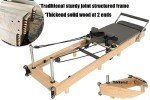 Nexace Wood Folding Pilates Reformer for Home Use