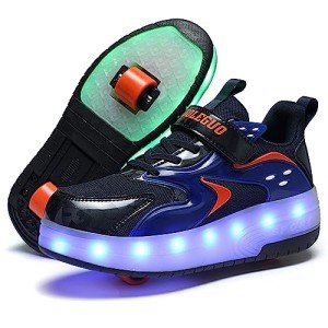 Light-Up Roller Skate Shoes for Kids - USB Rechargeable