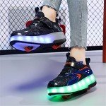 Light-Up Roller Skate Shoes for Kids - USB Rechargeable