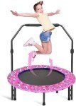 Adjustable Kids Trampoline for Indoor and Outdoor Fun