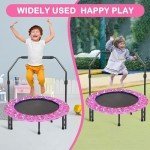 Adjustable Kids Trampoline for Indoor and Outdoor Fun