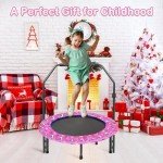 Adjustable Kids Trampoline for Indoor and Outdoor Fun