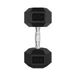 RitFit 45 LB Hexagon Dumbbell for Home Workouts