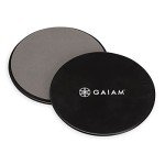 Gaiam Dual-Sided Core Sliding Discs for Home Fitness