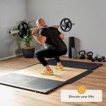 ODOXIA Deadlift Platform for Home Gym Use