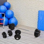 Adjustable 65kg Dumbbell and Barbell Weight Set