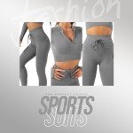 Women's 2-Piece Workout Set - Jacket & Leggings