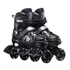 Adjustable LED Flash Inline Skates for All Ages