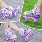 Adjustable Light-Up Roller Skates for Kids
