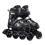 Adjustable LED Flash Inline Skates for All Ages