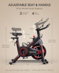 Smart Exercise Bike with Magnetic Resistance and APP