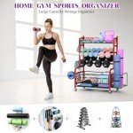Dumbbell Rack and Storage Stand with Wheels