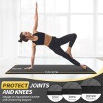 CAMBIVO Non-Slip Yoga Mat for Home Workouts