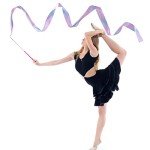 Bremorou 2-Pack Twirling Dance Ribbons for Kids