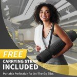 CAMBIVO Non-Slip Yoga Mat for Home Workouts