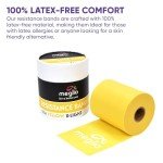 Meglio Latex-Free Resistance Bands for Strength & Yoga