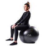 Swiss Exercise Ball with Pump - Anti-Burst Ball for Core & Yoga