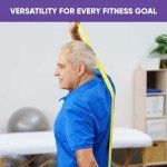 Meglio Latex-Free Resistance Bands for Strength & Yoga