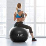 Swiss Exercise Ball with Pump - Anti-Burst Ball for Core & Yoga