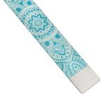 Extra Long Eco-Friendly Yoga Strap - Mandala Turquoise