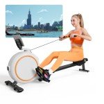 Lacuffy Magnetic Indoor Rowing Machine with LCD Monitor