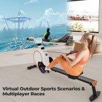 Lacuffy Magnetic Indoor Rowing Machine with LCD Monitor