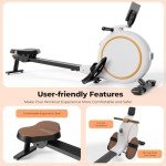 Lacuffy Magnetic Indoor Rowing Machine with LCD Monitor