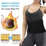 ACWOO Adjustable Waist Trainer Sweat Belt for Weight Loss