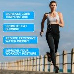 ACWOO Adjustable Waist Trainer Sweat Belt for Weight Loss