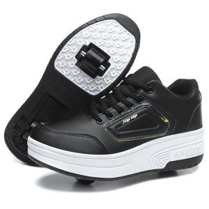 Kids' Roller Skate Shoes with Retractable Wheels