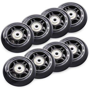 TOBWOLF 8-Pack Indoor Inline Skate Replacement Wheels