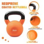 RitFit Neoprene Coated Cast Iron Kettlebell - 25lb