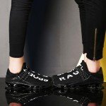 Women's Summer Running Sneakers - Black/Red