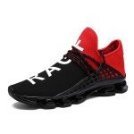 Women's Summer Running Sneakers - Black/Red