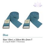 Adjustable Cotton Yoga Straps for Stretching 2PCS