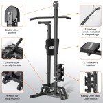 ONETWOFIT 2-in-1 Foldable Rowing & Pulldown Machine