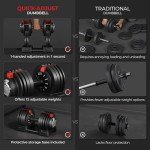 Yaheetech 3-in-1 Adjustable Dumbbell Weight Set