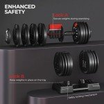 Yaheetech 3-in-1 Adjustable Dumbbell Weight Set