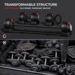 Yaheetech 3-in-1 Adjustable Dumbbell Weight Set