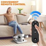 Under Desk Electric Elliptical Machine with Monitor