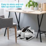 Under Desk Electric Elliptical Machine with Monitor