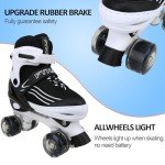 Adjustable Light Up Roller Skates for Kids