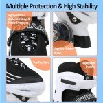 Adjustable Light Up Roller Skates for Kids