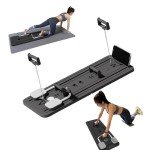 Versatile Ab Board with Resistance Bands & Foam Mat