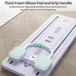 Versatile Ab Board with Resistance Bands & Foam Mat